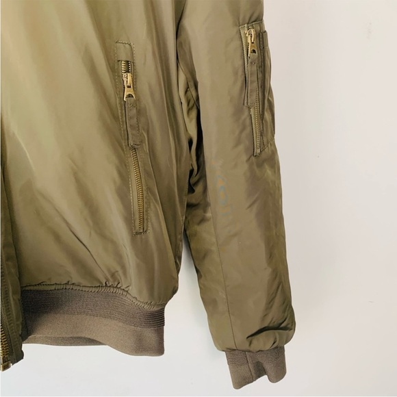 Zara Hooded Bomber Jacket RARE - Picture 5 of 8